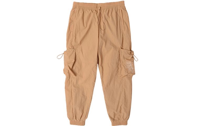 Li Ning Casual Pants Men s Deer Brown Moderate Cuffed Pants AKXR059-3 L