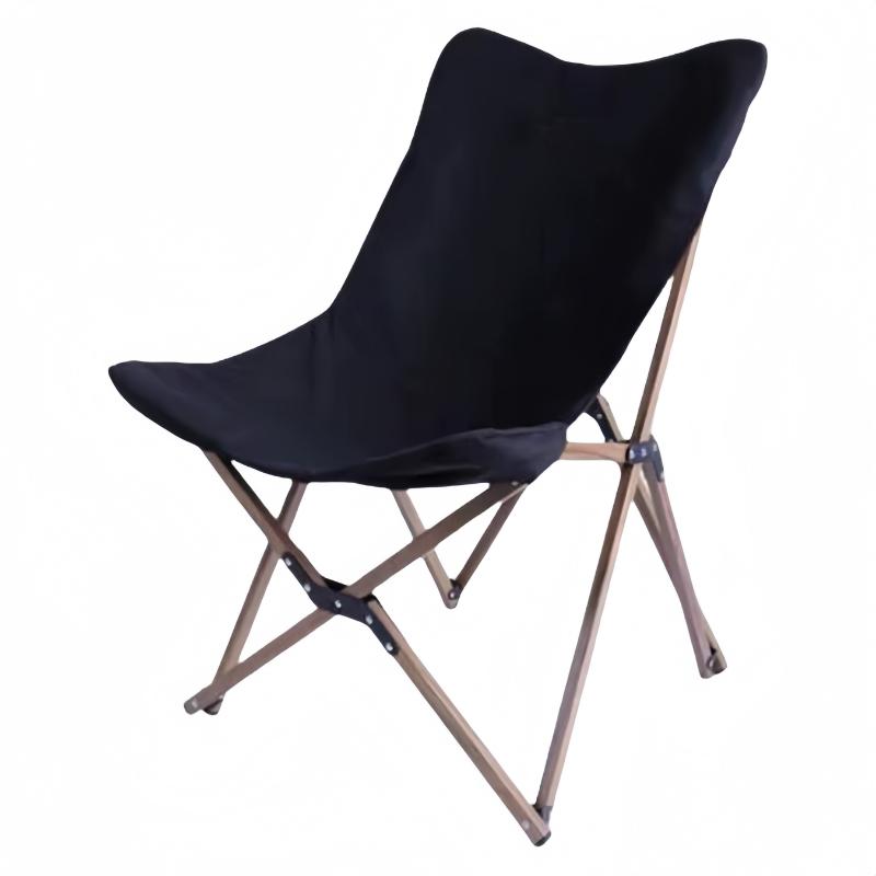 Outdoor Folding Chair Raised Butterfly Chair Detachable Camping Chair Portable Recliner Fishing Picnic Chair Send Storage Bag