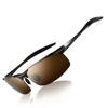 SUNGAIT HD Polarized Metal UV400 Black Brown SGT177HKC for and Running Men's Sunglasses, Frame, Protection, Frame, Lenses, JP, Driving, Fishing,