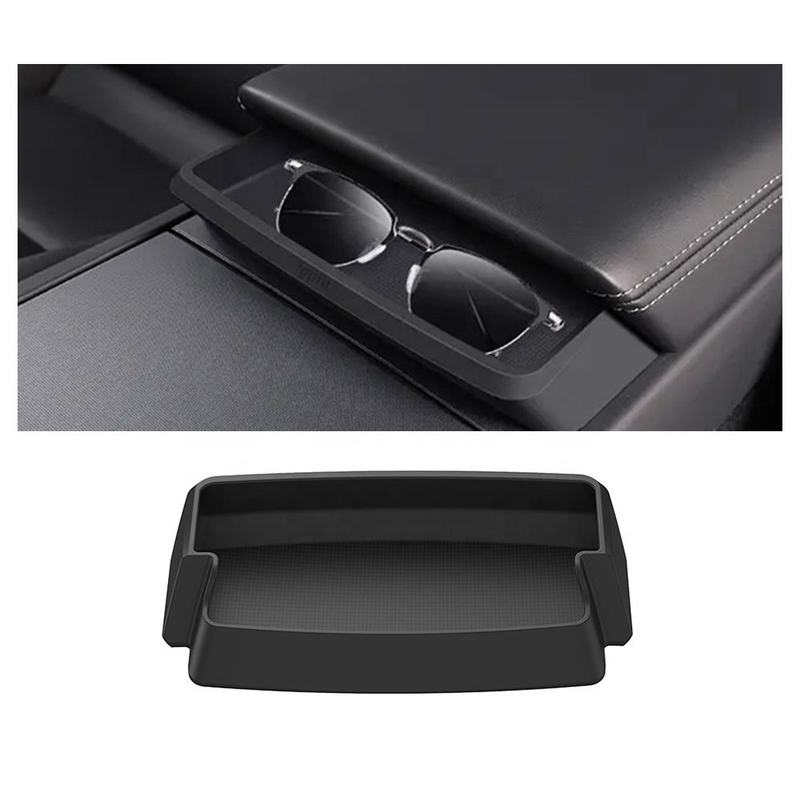 For Model 3 Highland 2024 Car Center Console Armrest Storage Box For Tesla Model Y Juniper 2025 Eyeglasses Case Armrest Tray