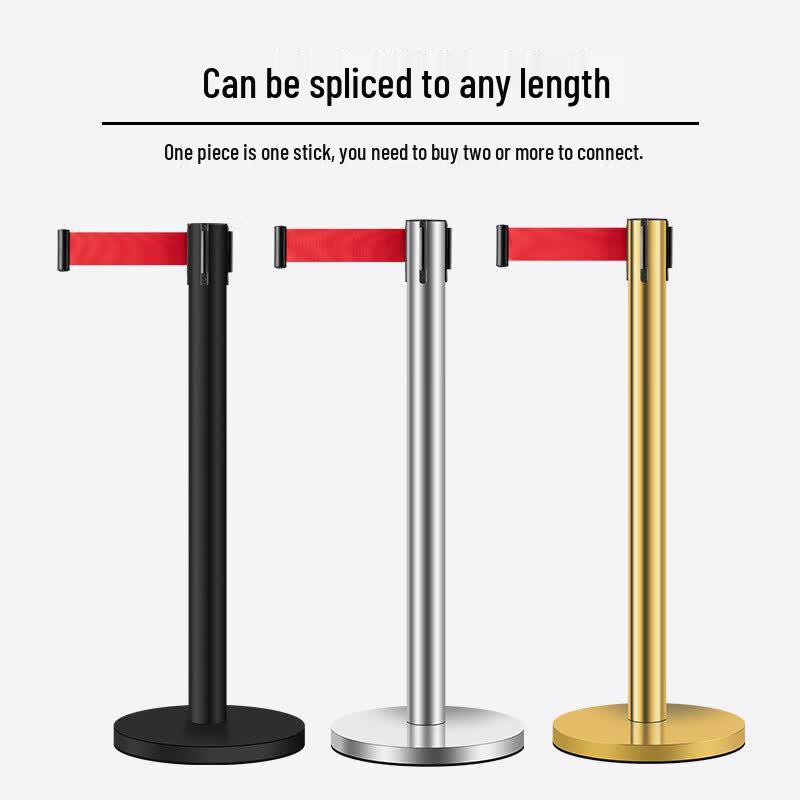 Retractable Crowd Control Barrier