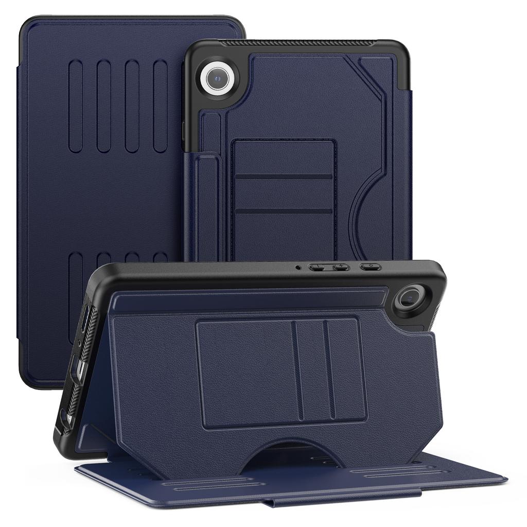 Magnetic Case For Samsung Galaxy Tab A9 2023 8.7 inch SM-X110 SM-X115 SM-X117 Multi-angles Stand Cover Luxury PU Leather Shell