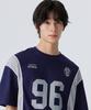 STENDS [M~5Xl] Blockcore Mesh Football T-Shirt_Navy