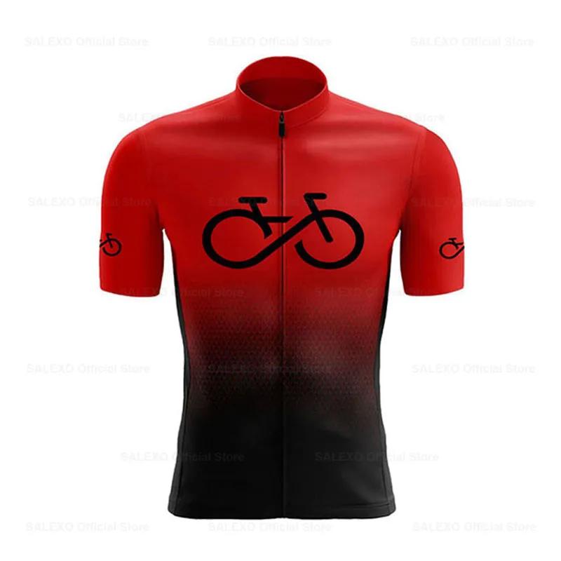 2026 Summer Breathable Cycling Suit Set  Gradient Cycling Jersey Set Men  Short Sleeve MTB Bike Clothes Uniform Bicycle Suit Breathable Bicycle Suit