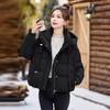 Winter cotton-padded clothes women's short models, new cotton-padded jackets, hooded streamers, age-reducing fashion, foreign-style bread clothes, th