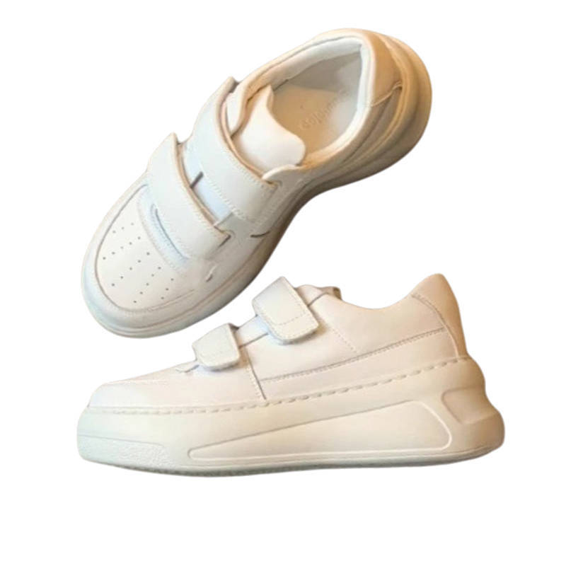 Velcro Korean thick-soled heightening spring and autumn new girls versatile casual board shoes women