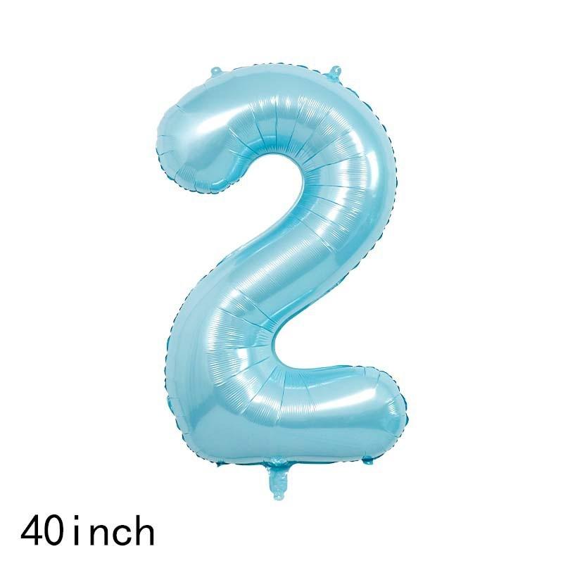 Feiern Sie mit lebhaften 32-Zoll- und 40-Zoll-Geburtstagszahlen-Folienballons für Partys