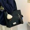 Borsa a Tote in Nylon da Donna con Grande Capacità e Chiusura a Zip per Uso Quotidiano