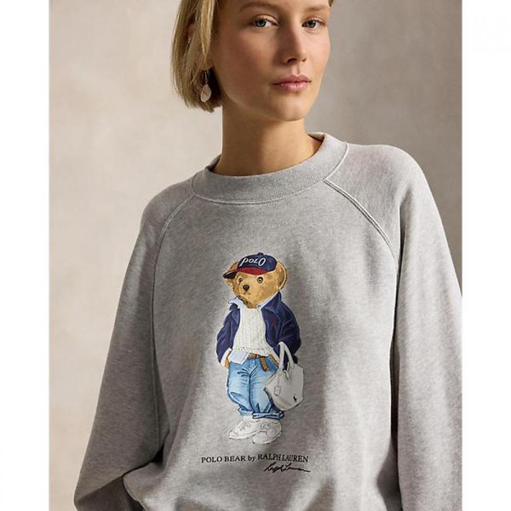 Polo Ralph Lauren Women S Fleece Crewneck Polo Bear Lightweight Wmpokninfb21000020