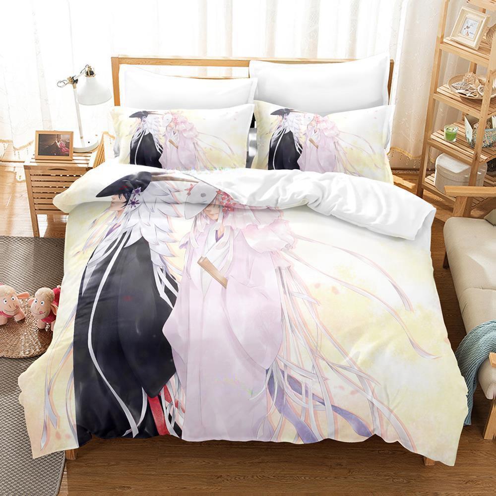 New Natsume'S Book Of Friends Bedding Set Single Twin Full Queen King Size Bed Set Adult Kid Bedroom Duvet Cover Sets Anime Bed