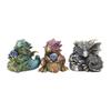 Figurines - Dragon's Gift - Set de 3 - Résine - Hauteur 7 cm