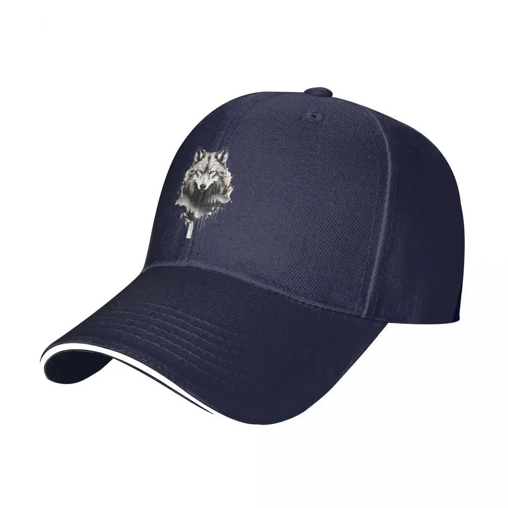 Scary Fox Baseball Cap Black and White UnisexTeens Print Trucker Hat Summer Casual Outdoor Gym Sun Visor Baseball Caps