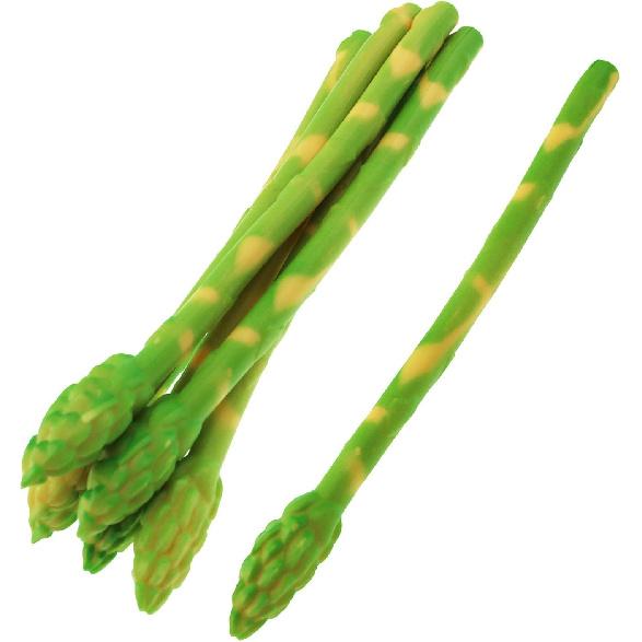6PCS Artificial Asparagus Home Party Plastic Vegetable Decoration Supermarket Window Display Props Model Used for Photography Props Dining Halls Food