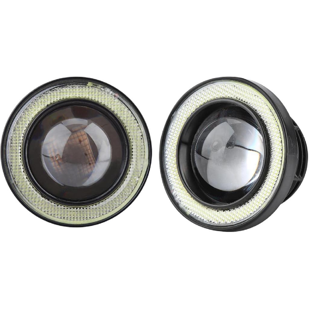 30W RGB Car Angel Eye Fog Light, Angel Eyes, Round COB LED Lamp, Angel Eye Fog Lamp, Lighting Accessories COB Fog Lamp Car Fog Light, COB Halo