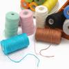 100M/Roll 2mm Natural Burlap Hessian Jute Twine Cord Rope String Gift Packing Strings Christmas Event & Party Supplies DIY Decor