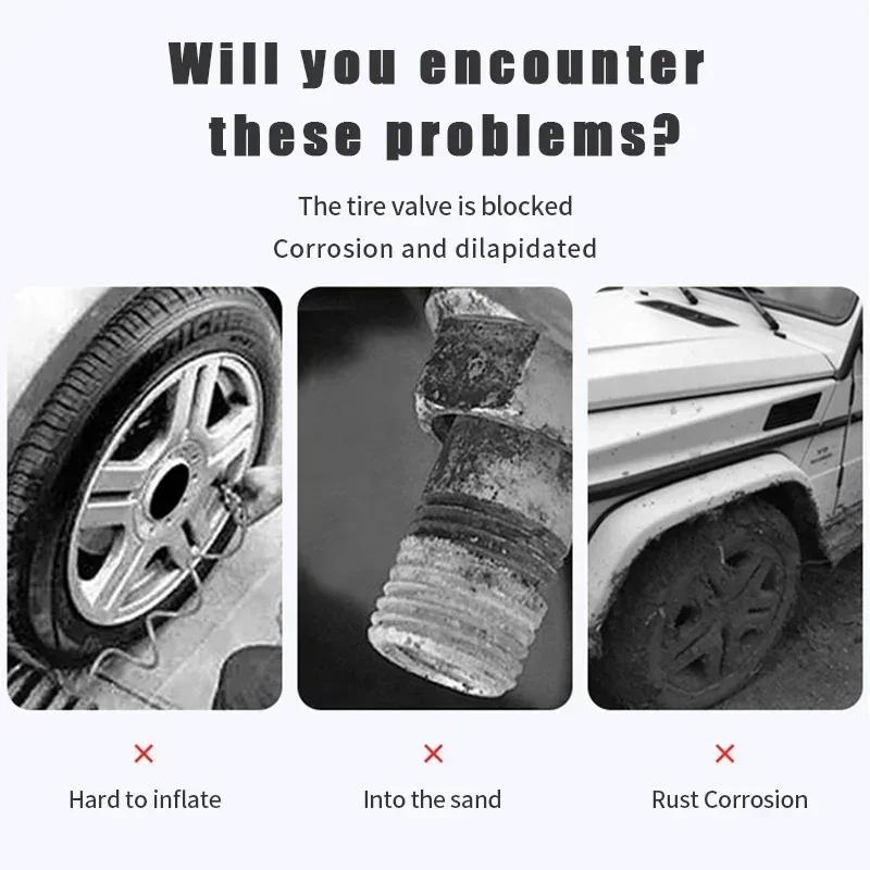 Dustproof Tyre Valve Plugs Metal Capsule Car Accessories for Mitsubishi Montero Sport Strada L200 Xpander V73 V93 lcbn94