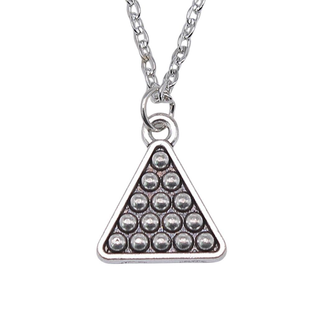 Athlete Charm Necklace Sports Adventure Pendant For Men Outdoor Enthusiast Jewelry 43cm Chain