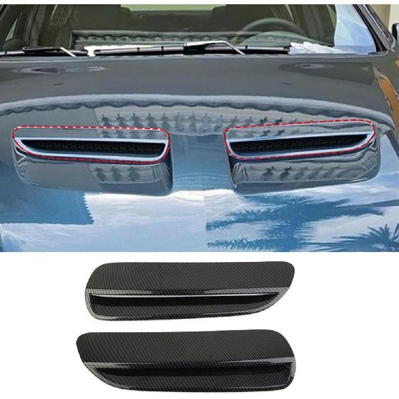 Car Engine Hood Air Outlet Vent Cover Trim Compatible with Pontiac G8 08-09/Holden Commodore 06-12 Car Front Engine Hood Vent Air Flow Intake Body
