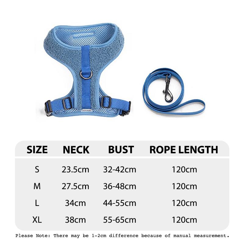 Durable Lattice Pet Harness Leash Set for Dogs 120cm Walking Exercise Vest Strap Traction Anti Lost Small Medium Dog Accessories