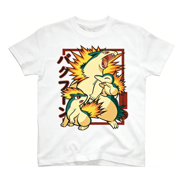 Camiseta Pokemon Cyndaquil Typhlosion Fire S