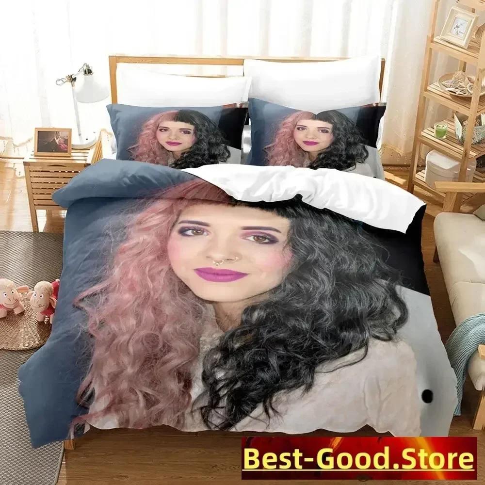 2023 Sexy Singer Melanie Martinez Bedding Set Duvet Cover Sheet Printed Pillowcase Bed Full Queen King Size Comforter Bedroom