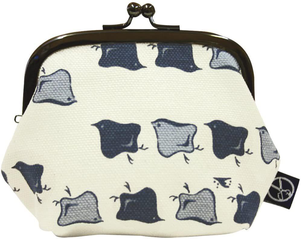 Frog mouth change bag toad mouth canvas money bag lady holding wallet OEM