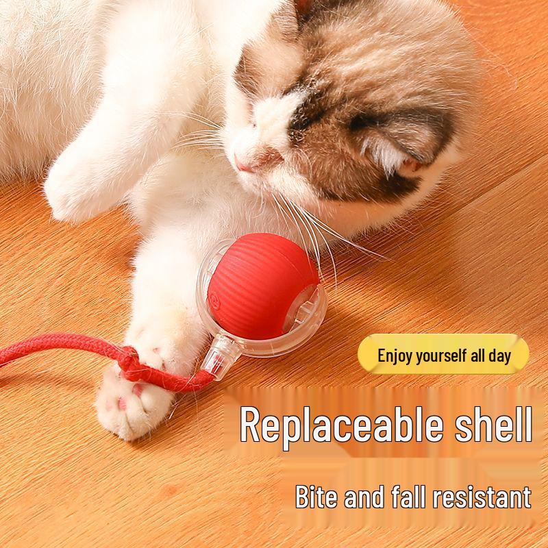 Intelligentes Ausweichen Elektrisches Katzenspielzeug zur Langeweilebekämpfung - Automatischer interaktiver Ball für Kätzchen und Katzen