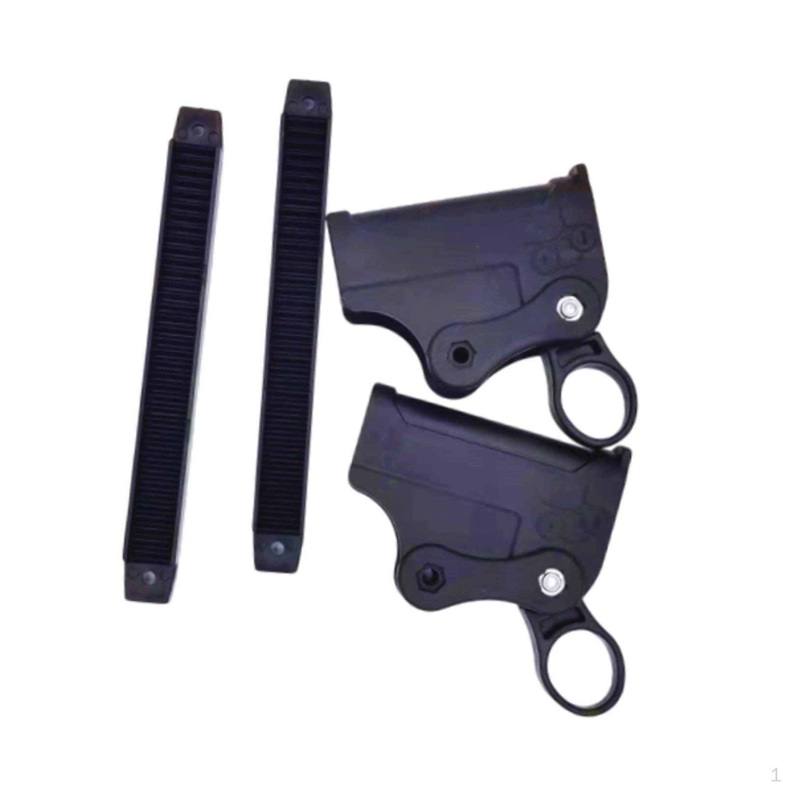 

1 пара запирающих защелок, набор для замены, прочный ремонтный комплект, фурнитура для стульев для домашнего использования Single Row чёрный