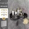 Punch-Free Wall-Mounted Corner Shelf for Bathroom or Kitchen
