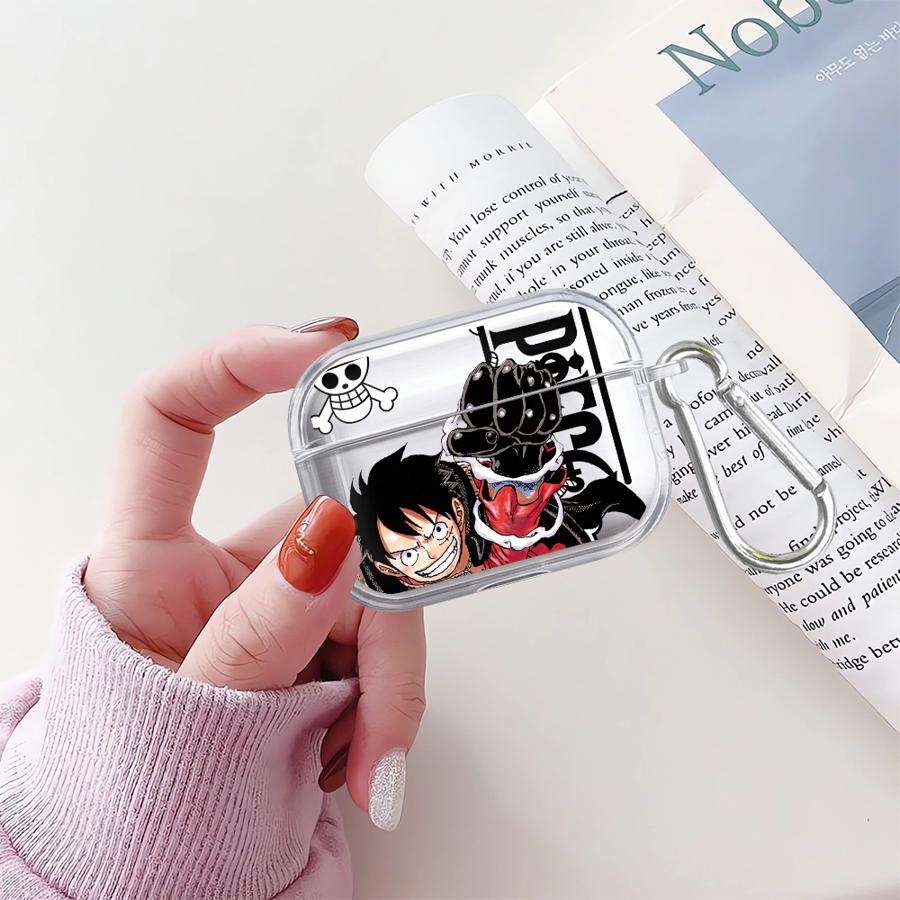 

OneS LuffyS P-ieceS Clear Earphone Cases Cover Case For Airpods 1 3 4 Pro3 2 Pro Pro2 Airpods Pro 3