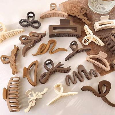 Large Acrylic Shark Hair Clip for Women - High-End Volume Grip Accessory