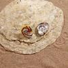 Youthway Mixed Color Spiral Stud Earrings For Women Minimalist 18K Gold PVD Plated Stainless Steel Earrings Fashion Jewelry Gift