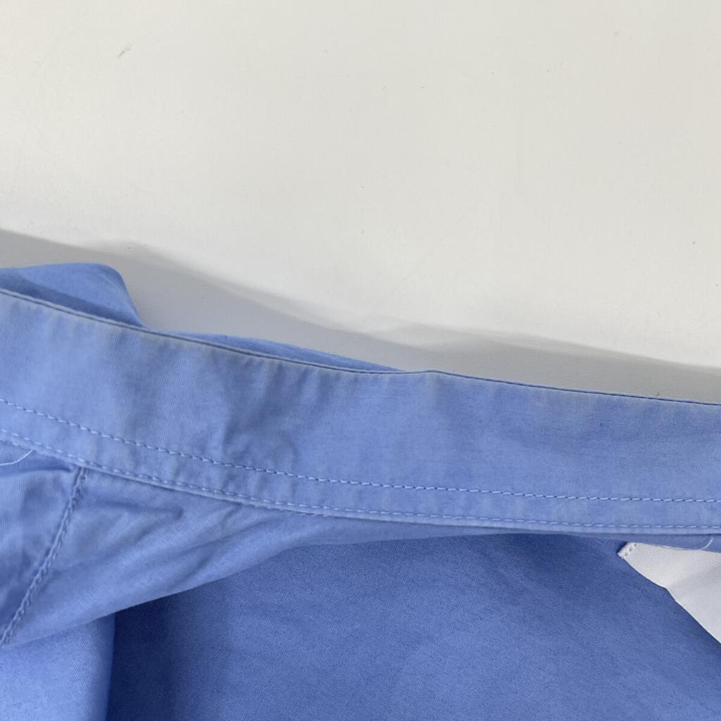 Graphpaper GM221-50116B Blue Oversized Banded Collar Shirt tops F blueUsed