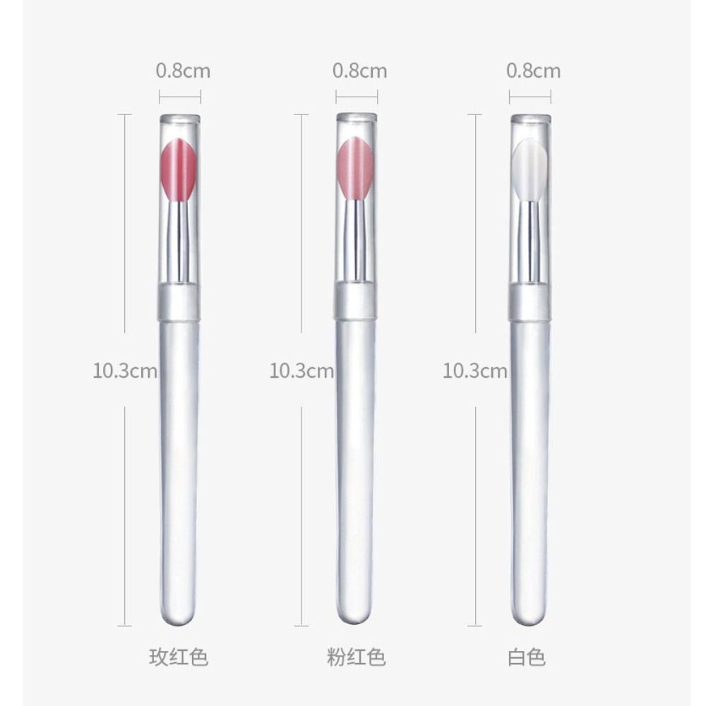 Cosmetic Tools Lip Mask Brushes Lip Brushes with Protect Cap Lipstick Applicators Makeup Brushes