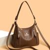 Große Umhängetasche PU Crossbody Tasche Mehrschichtige Tasche Muttertasche