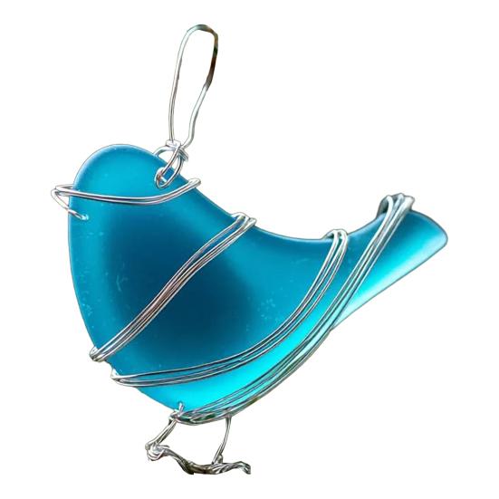 

Морское стекло Птица Орнамент Ручной работы Птица Формы Морское стекло Искусство Ёлочное украшение Океан Пляж Поделки для Любителей Птиц A