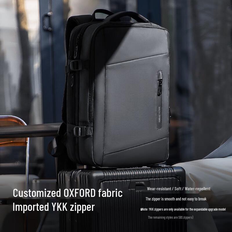 Marco Leyden Men's Business Travel Expandable Laptop Backpack