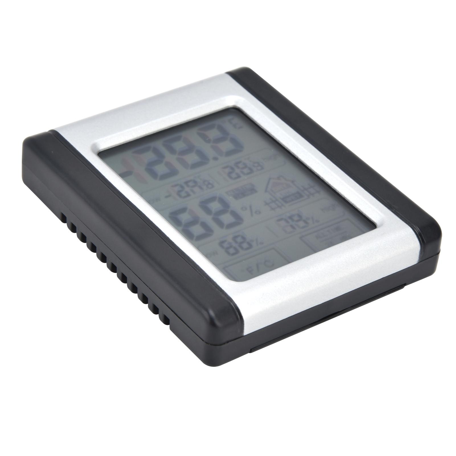 

High Accuracy Digital Thermometer Hygrometer Touch Screen Electronic Temperature Humidity Meter