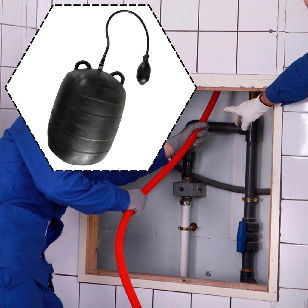 Inflatable Tube Plug Plumbing Test Balloon Easy To Use Practical High Performance Household Heavy