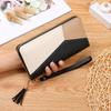 New Fashionable Japanese and Korean Large Capacity Zipper Wallet Long Wallet for Women Handheld Bag for Women