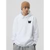 Wassup Heods Blurred W Letter Sweatshirt for Men and Women, Autumn and Winter Loose Fit, Fleece-Lined, National Trendy Brand Couple Hoodie