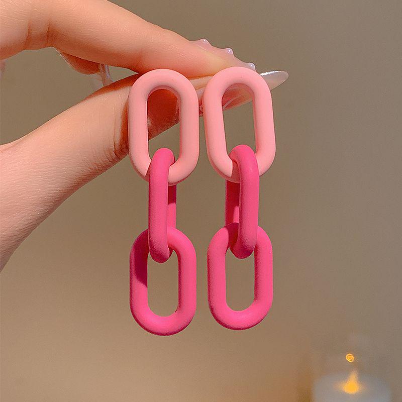 

Серьги Дофамин Розовый: Высококлассный нишевый дизайн 2024 года, легкая роскошь в стиле знаменитостей для женщин