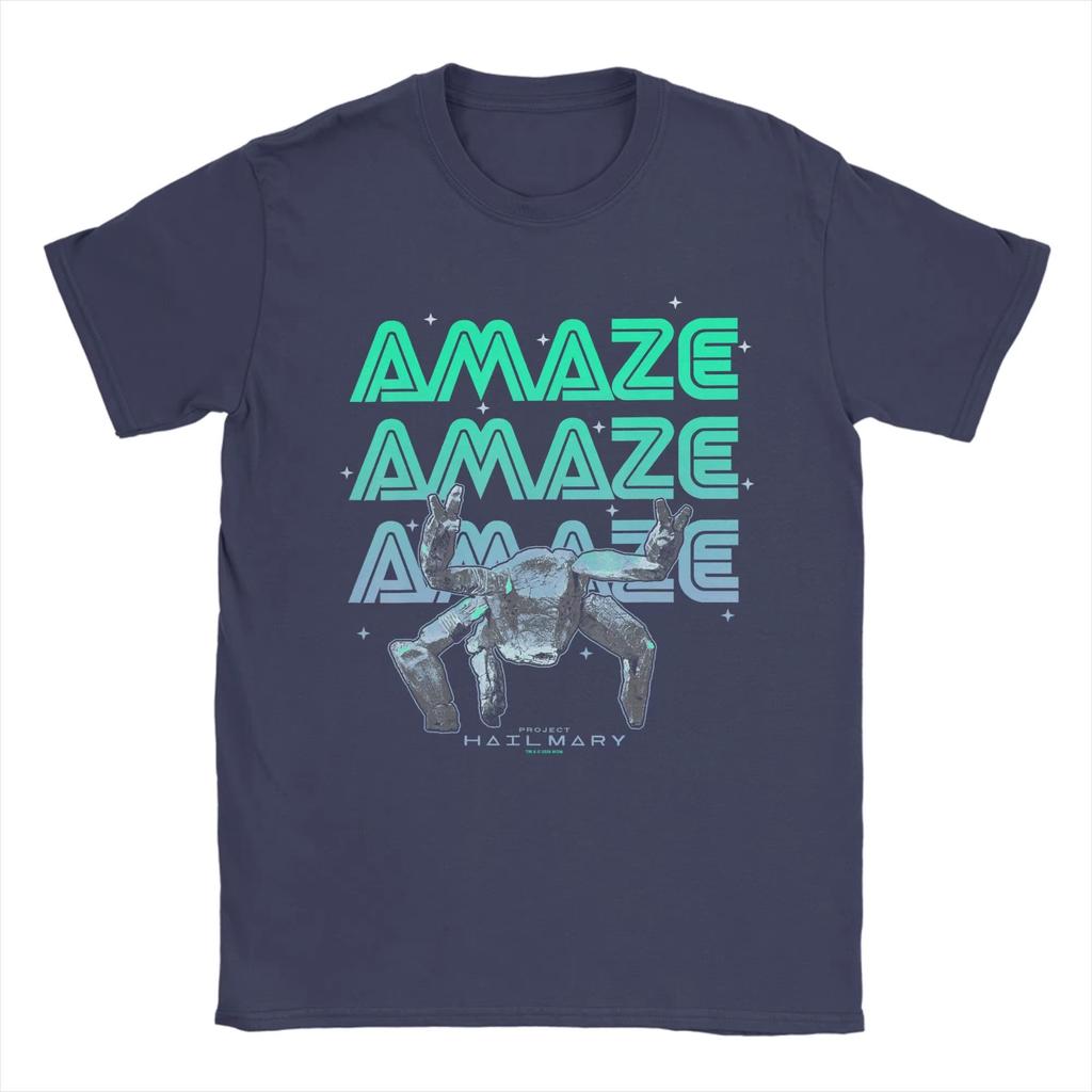 2026 Fashion Project Hail Mary Fist My Bump Rocky The Alien Poster High Quality T Shirt Summer Unisex Breathable TShirts Cotton