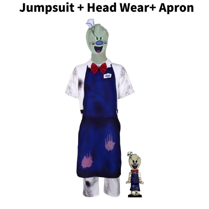 

Ice Halloween Horror Cream Rod Cosplay Costume Kids Adult Stage Performance Child 140