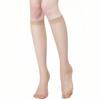 5/10/20 Pairs Women Ultra-Thin Nylon Stockings Transparent Elasticity Ladies Knee Socks Summer Long Socks For Girls Stocking