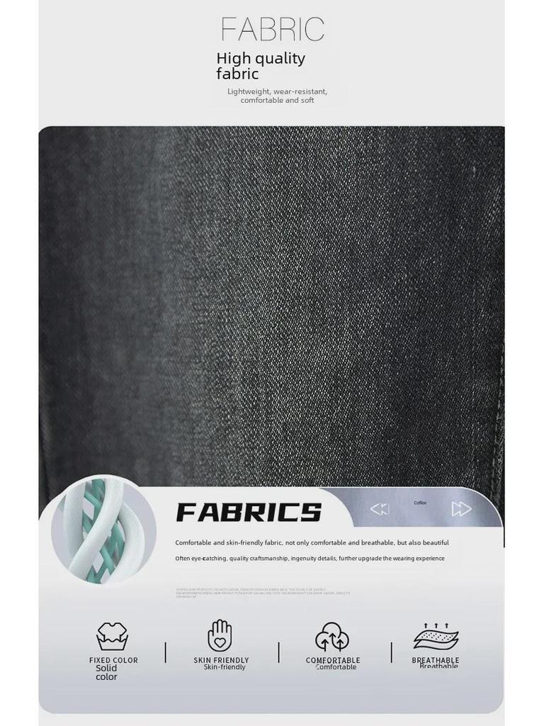 Xintang Pánské úzké rovné džíny: High-End Evropská & Americká Móda, Všestranný Jarní & Podzimní Styl