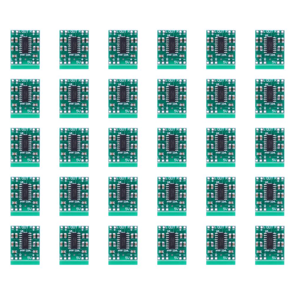 20-50Pcs HW-104 PAM8403 2 Channel Audio Amplifier Module Class D Super Mini Digital Amplifier Board 2*3W DC2.5-5.5V Power Supply