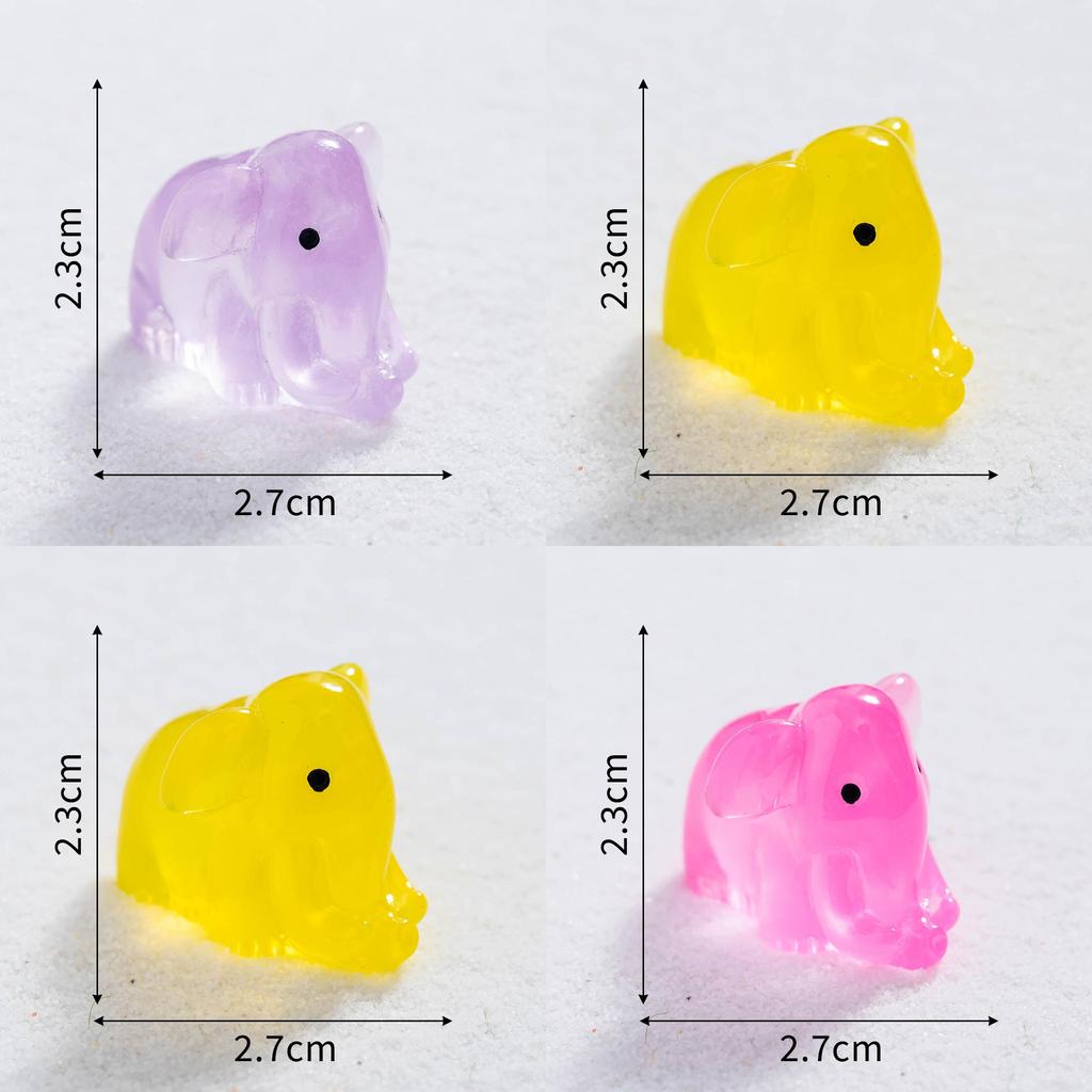 Animal Resin Night Light Creative Mini Mammoth Desk Decor For Kids And Home