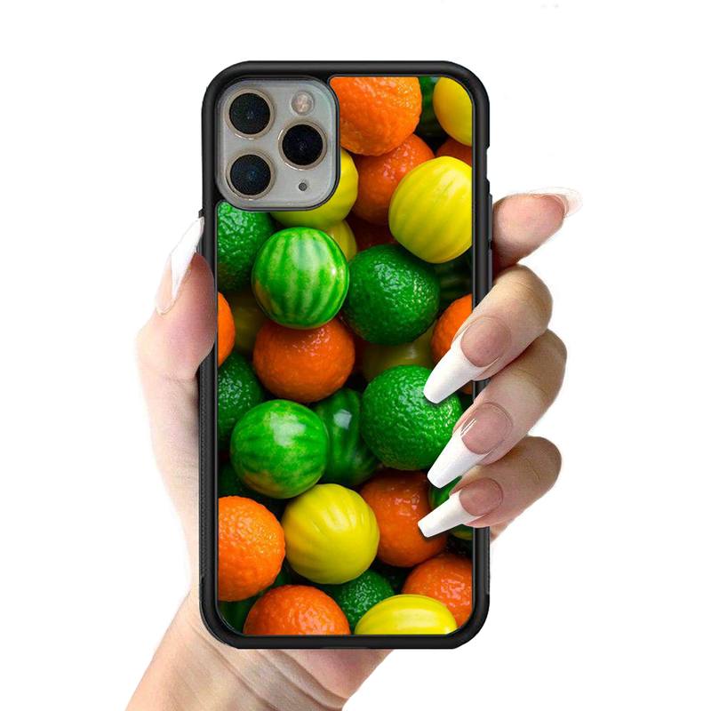 Cute Food French Fries Sweets Phone Case Silicone PC+TPU Case for iPhone 11 12 13 Pro Max 8 7 6 Plus X SE XR Hard Fundas