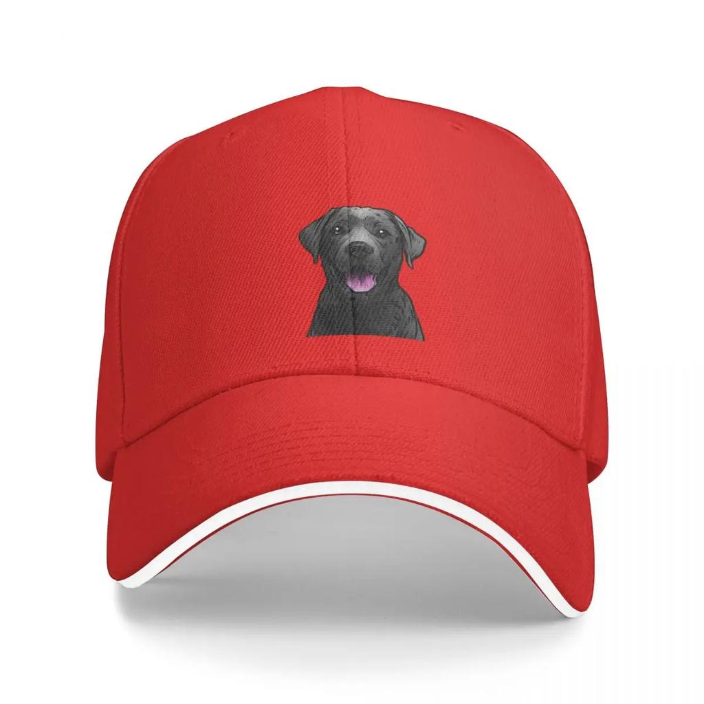 Schwarzer Labrador Retriever Hund Schwarzer Lab Baseballkappe Partyhut Benutzerdefinierte Kappe Golf Unisex Damen